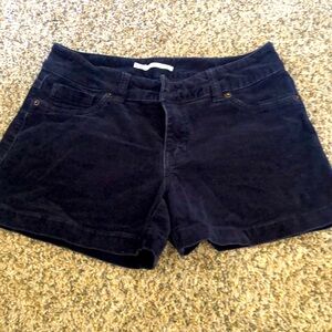 Maurices Navy Blue Corduroy Shorts